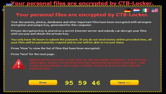 密鎖三代中毒后彈出的勒索信息 密鎖三代中毒后彈出的勒索信息